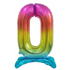 Alpen Standing Foil Number - Rainbow