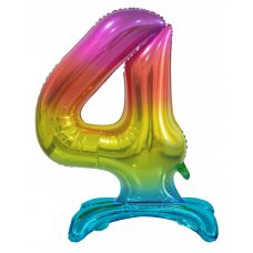 Alpen Standing Foil Number - Rainbow