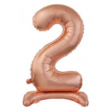 Alpen Standing Foil Number - Rose gold - Inflated