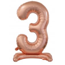 Alpen Standing Foil Number - Rose gold - Inflated