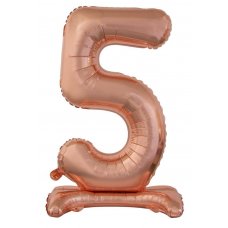 Alpen Standing Foil Number - Rose gold - Inflated