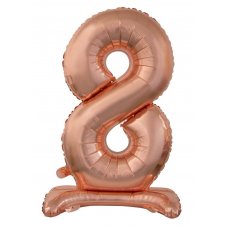 Alpen Standing Foil Number - Rose gold - Inflated