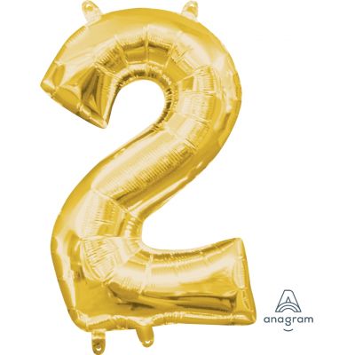 Anagram Air Filled Numbers 40cm - Gold