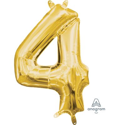 Anagram Air Filled Numbers 40cm - Gold