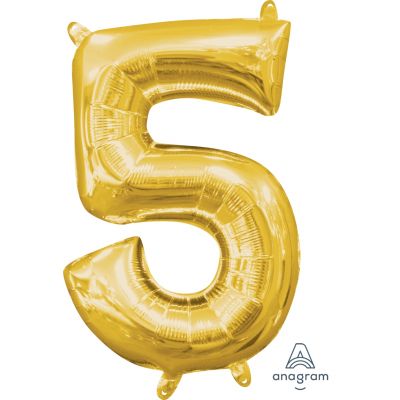 Anagram Air Filled Numbers 40cm - Gold