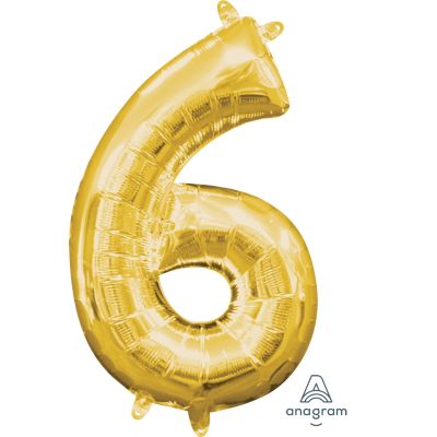 Anagram Air Filled Numbers 40cm - Gold