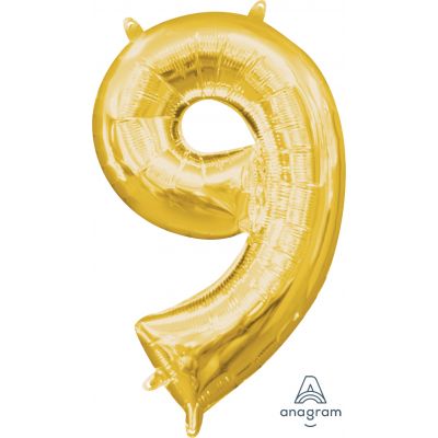 Anagram Air Filled Numbers 40cm - Gold