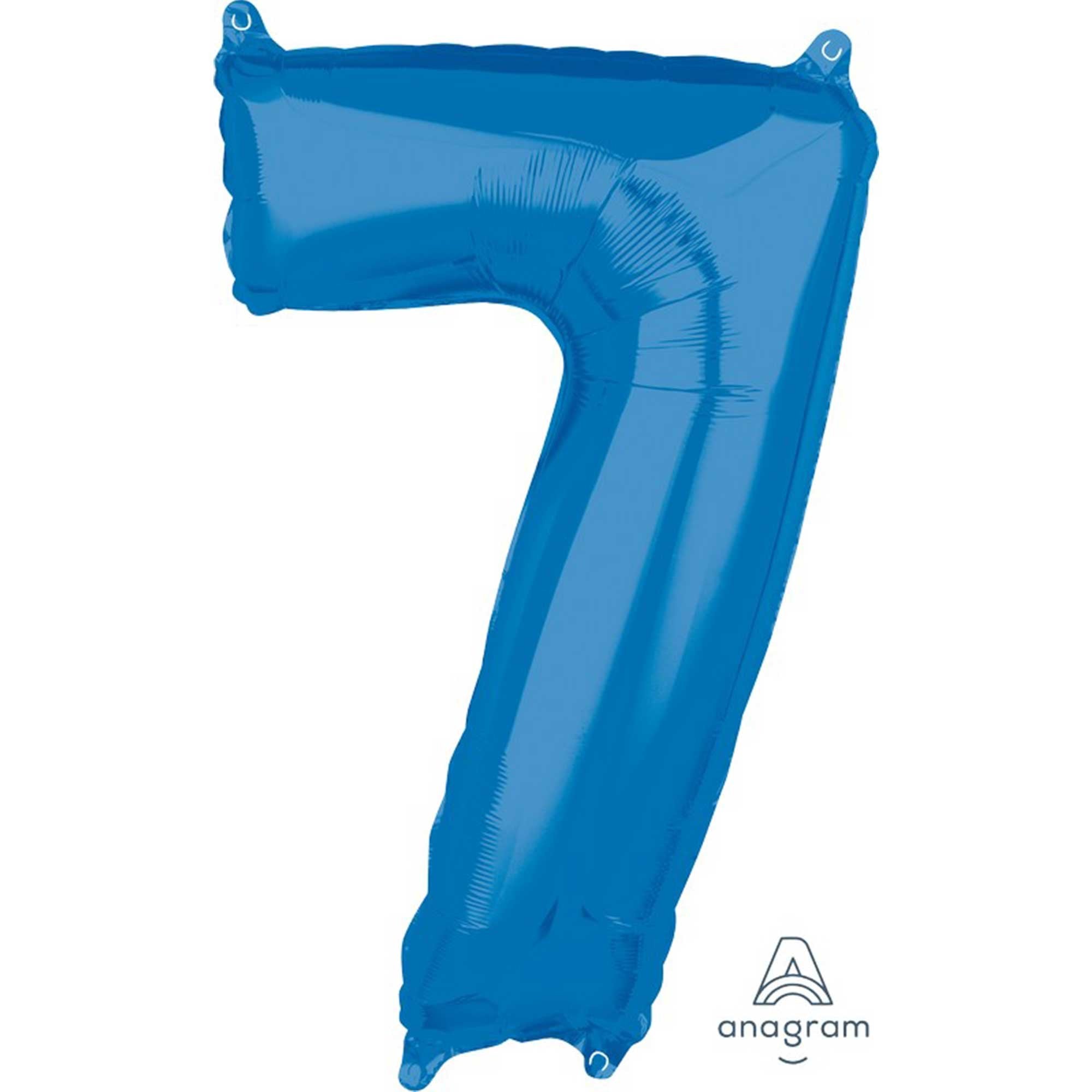 Mid Size Number Blue - Inflated