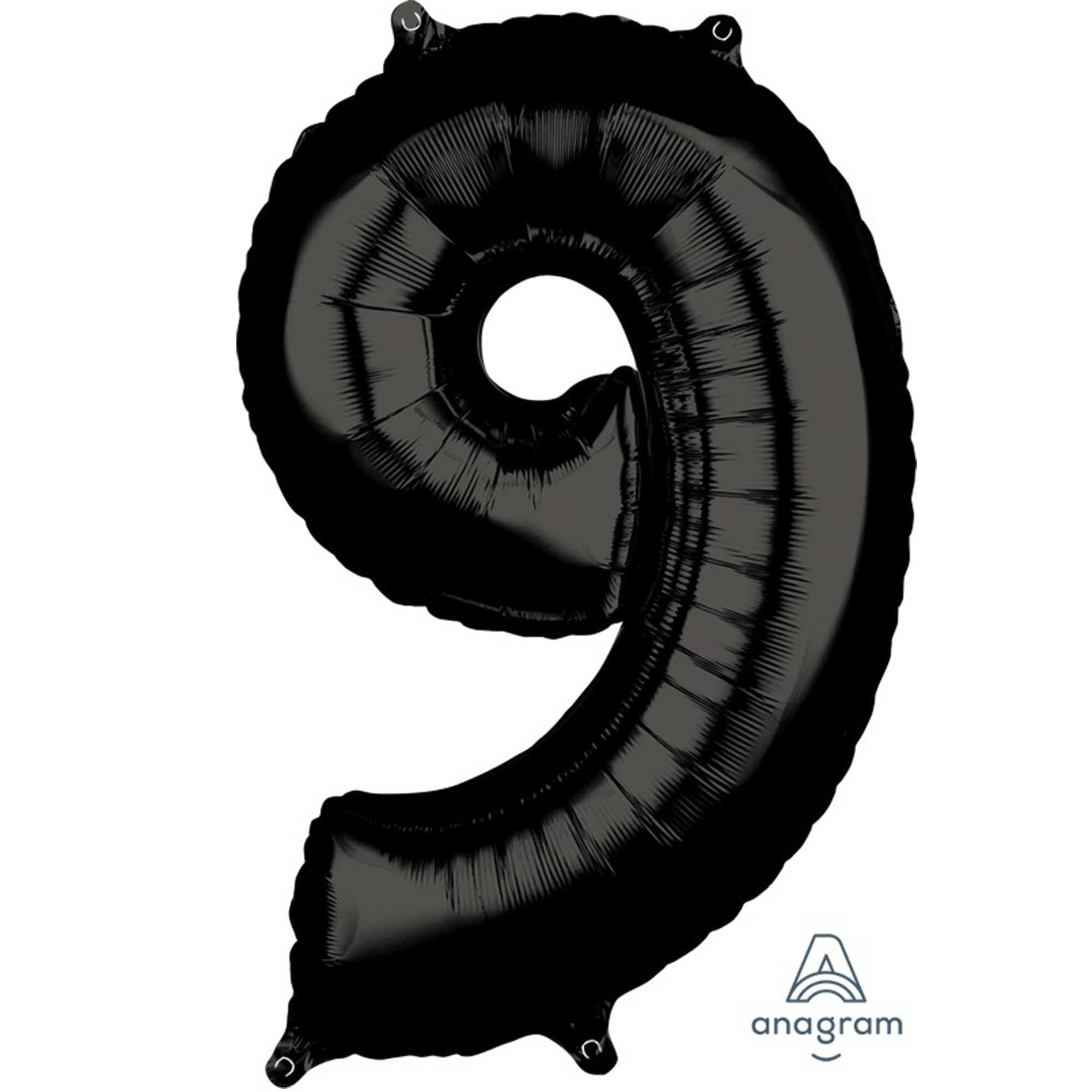 Mid Size Number Black - Inflated