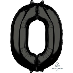 Mid Size Number Black - Inflated