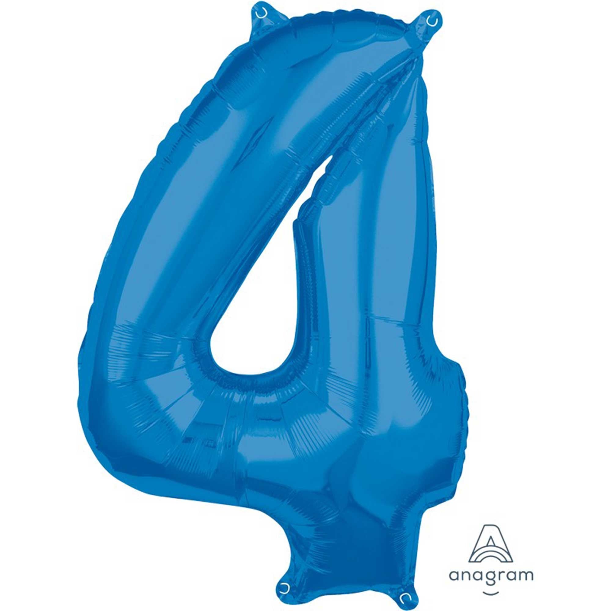 Mid Size Number Blue - Inflated