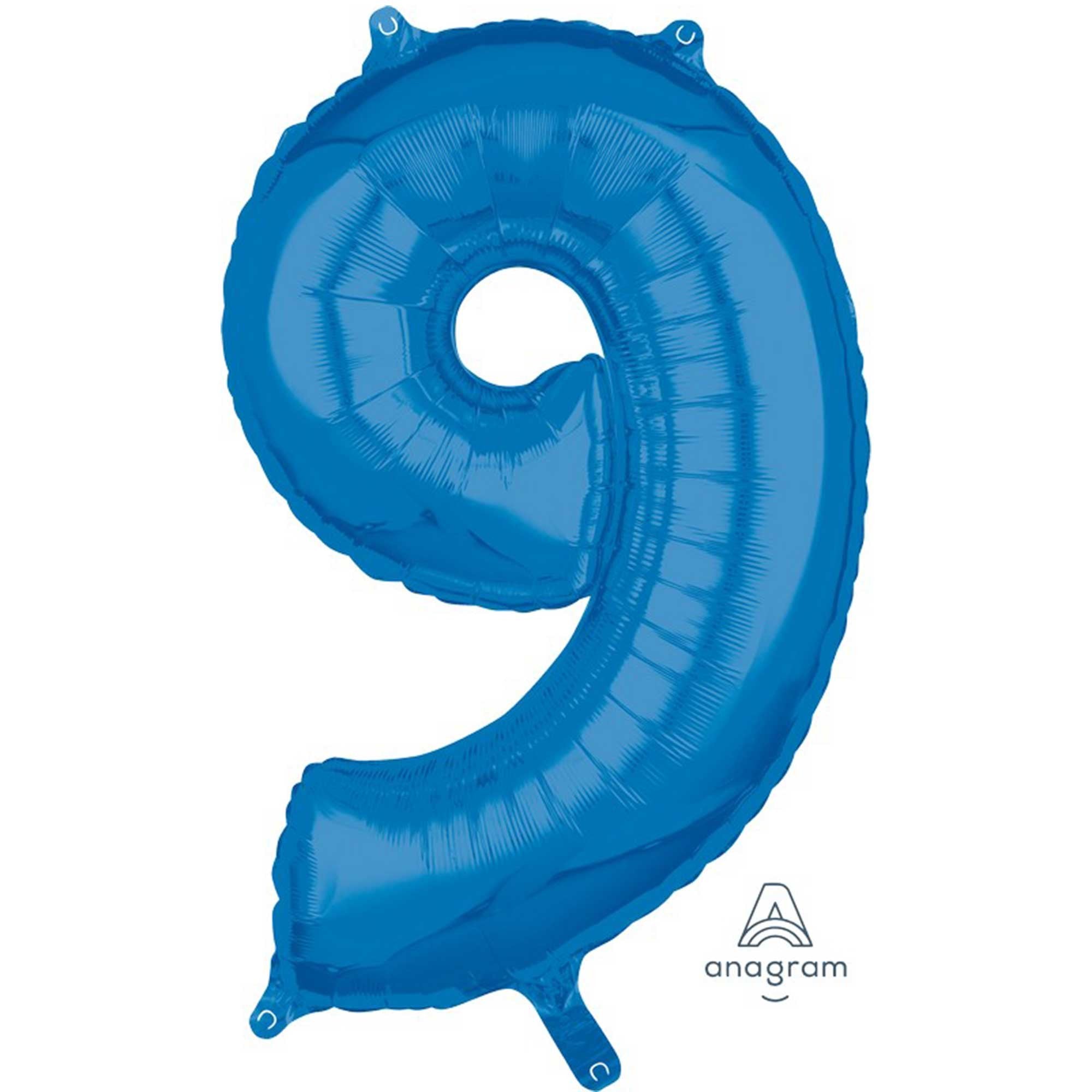 Mid Size Number Blue - Inflated