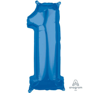 Mid Size Number Blue - Inflated