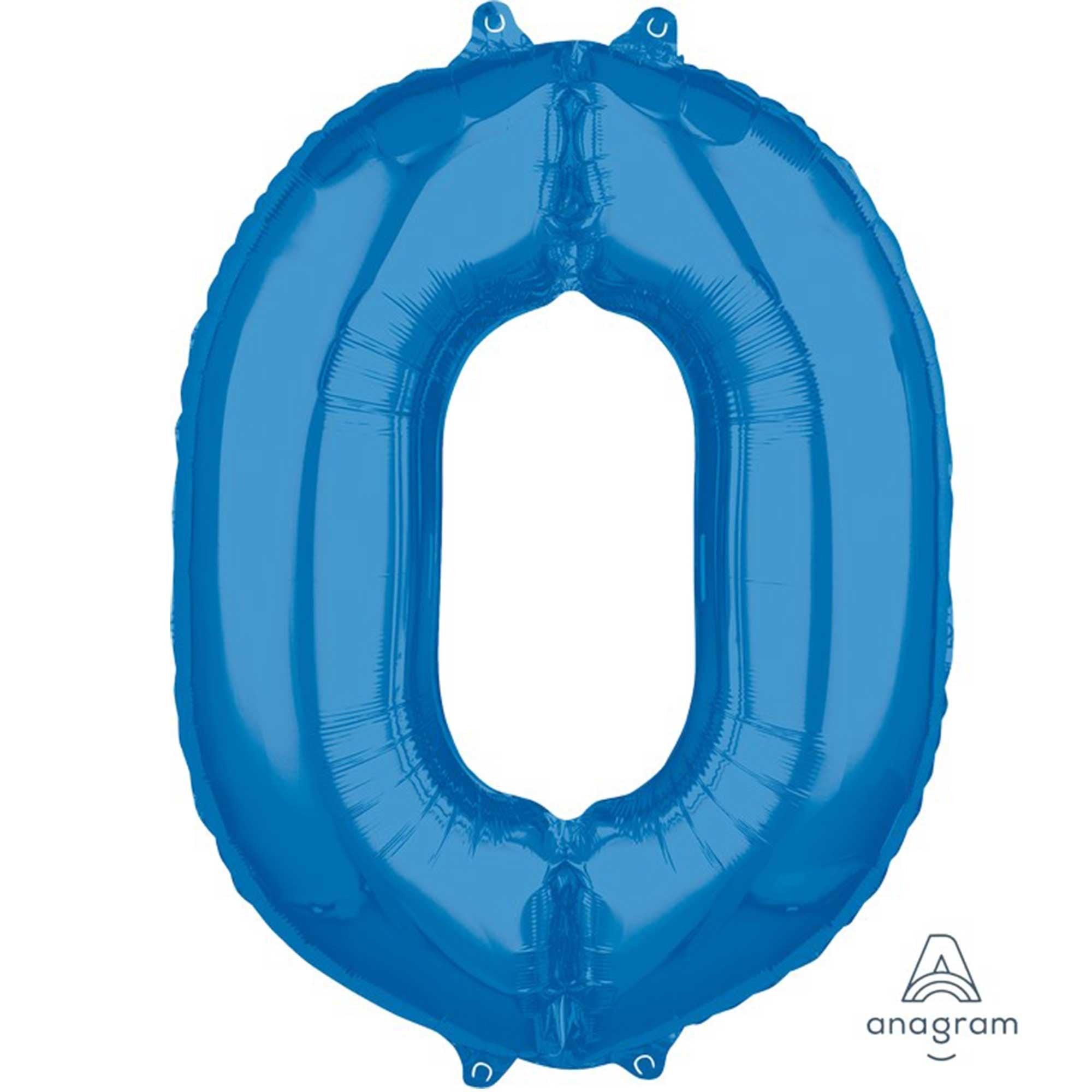 Mid Size Number Blue - Inflated