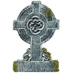 Tombstone Mossy Cross