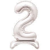 Alpen Standing Foil Numbers - Silver - Inflated