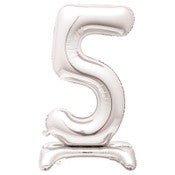 Alpen Standing Foil Numbers - Silver - Inflated