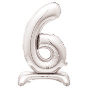 Alpen Standing Foil Numbers - Silver - Inflated