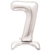 Alpen Standing Foil Numbers - Silver - Inflated