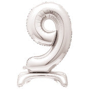 Alpen Standing Foil Numbers - Silver - Inflated