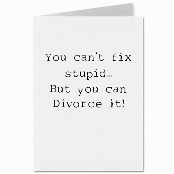 Cards - Divorce