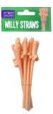 Willy Straws Flesh Tone