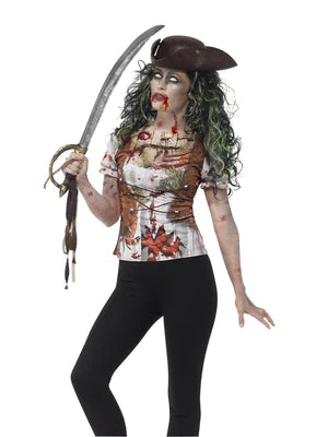 Zombie Pirate Wench T-Shirt